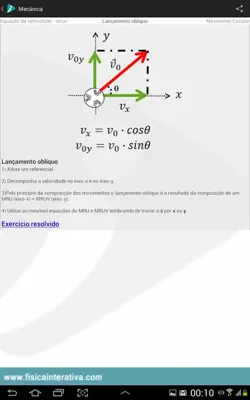 fisica interativa android App screenshot 0