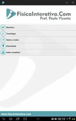 fisica interativa android App screenshot 2