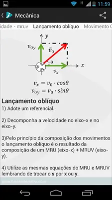 fisica interativa android App screenshot 4