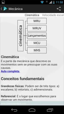 fisica interativa android App screenshot 5