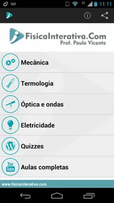 fisica interativa android App screenshot 6